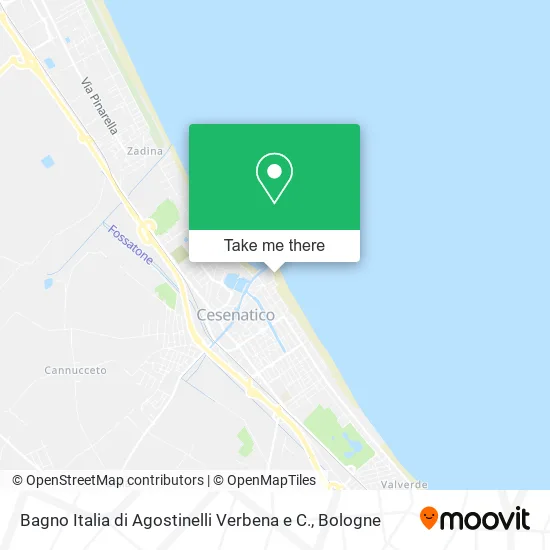 Bagno Italia di Agostinelli Verbena e C. map