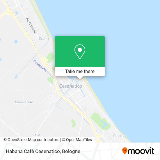 Habana Cafè Cesenatico map