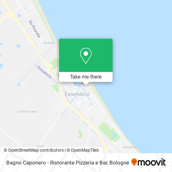 Bagno Caponero - Ristorante Pizzeria e Bar map