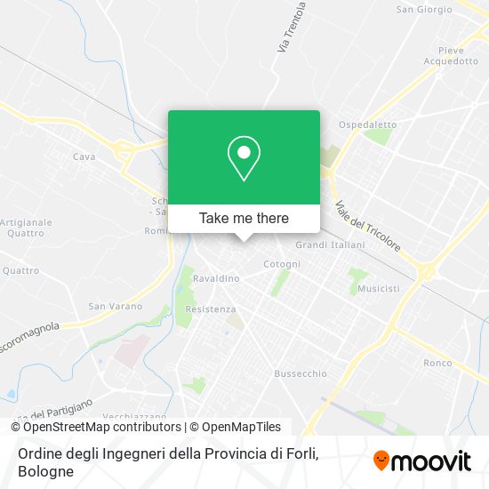 Ordine degli Ingegneri della Provincia di Forli map