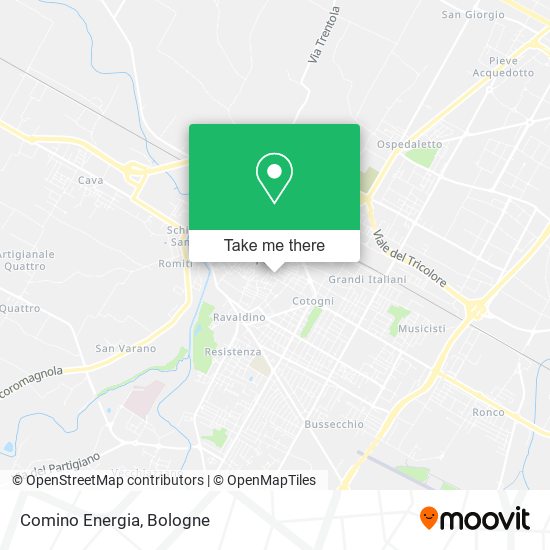 Comino Energia map
