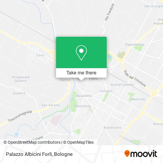 Palazzo Albicini Forlì map