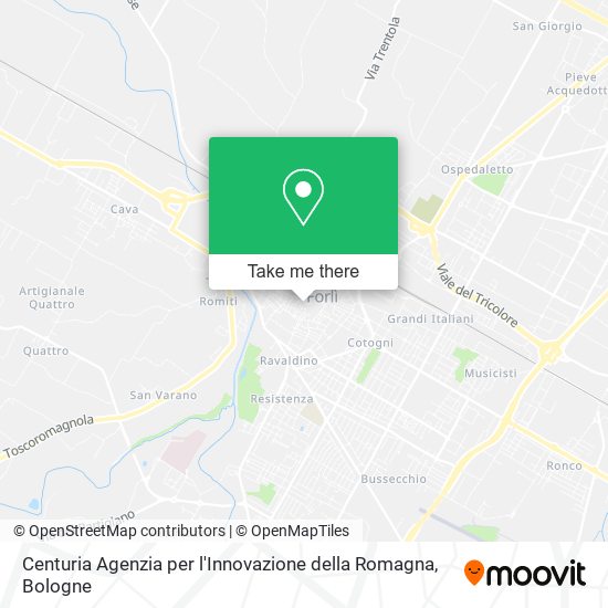Centuria Agenzia per l'Innovazione della Romagna map