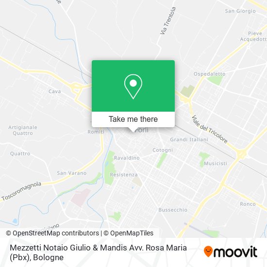 Mezzetti Notaio Giulio & Mandis Avv. Rosa Maria (Pbx) map