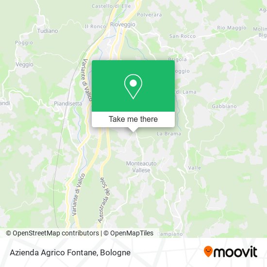 Azienda Agrico Fontane map