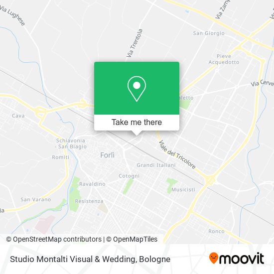 Studio Montalti Visual & Wedding map