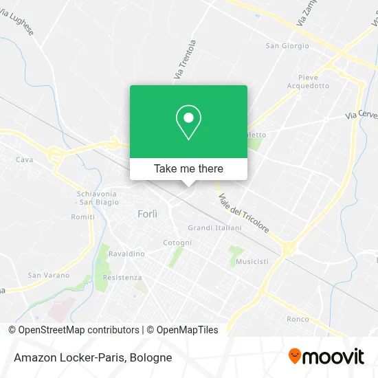 Amazon Locker-Paris map