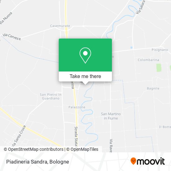 Piadineria Sandra map