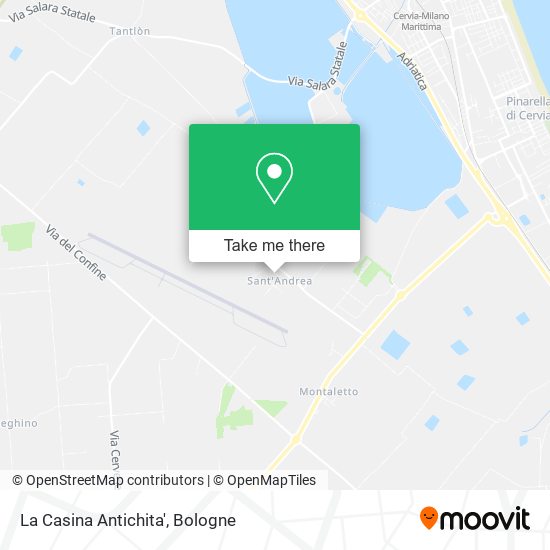 La Casina Antichita' map