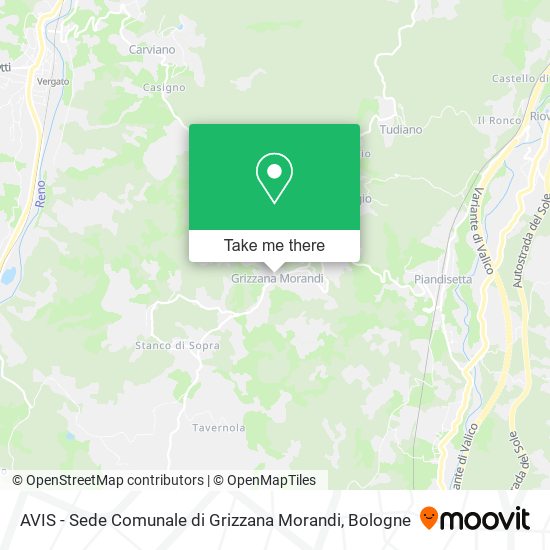 AVIS - Sede Comunale di Grizzana Morandi map
