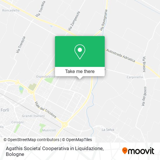 Agathis Societa' Cooperativa in Liquidazione map
