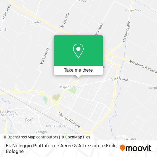 Ek Noleggio Piattaforme Aeree & Attrezzature Edile map