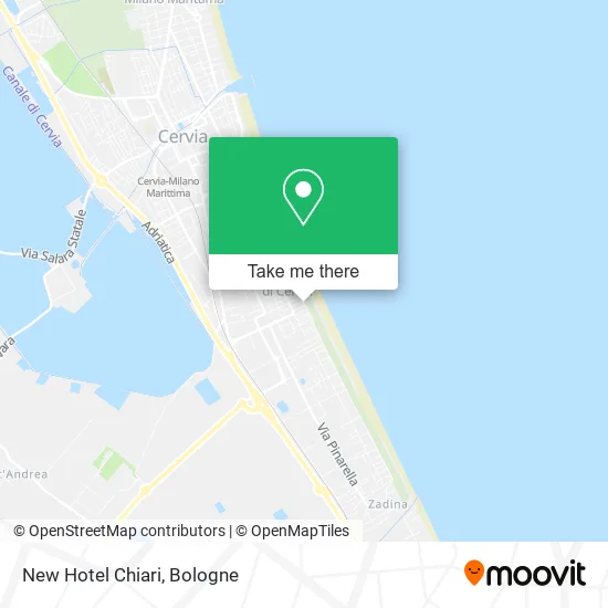 New Chiari Hotel map