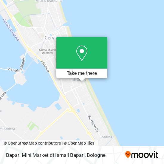Bapari Mini Market di Ismail Bapari map