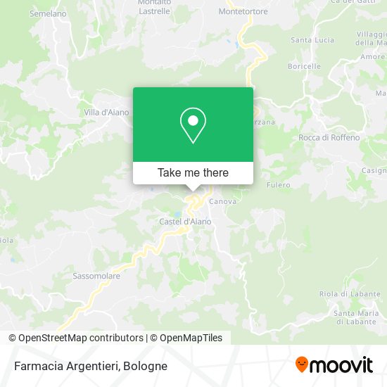 Farmacia Argentieri map