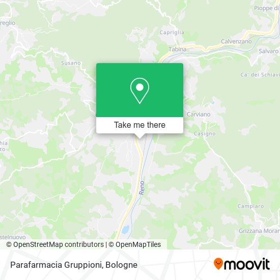 Parafarmacia Gruppioni map