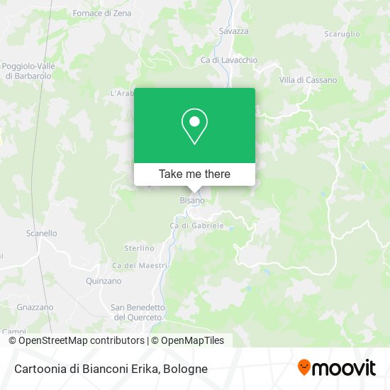 Cartoonia di Bianconi Erika map