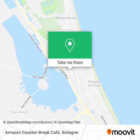 Amazon Counter-Break Cafe' map