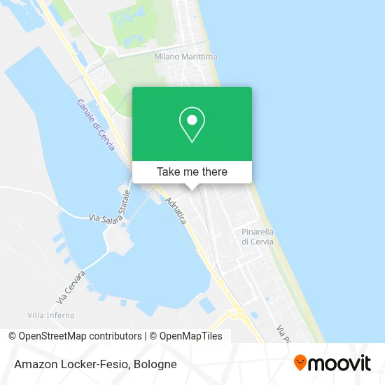 Amazon Locker-Fesio map