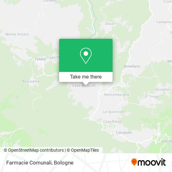 Farmacie Comunali map
