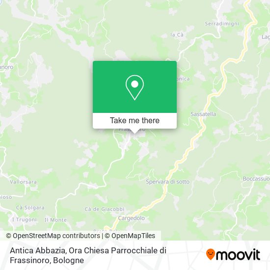 Antica Abbazia, Ora Chiesa Parrocchiale di Frassinoro map