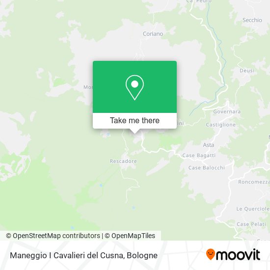 Maneggio I Cavalieri del Cusna map