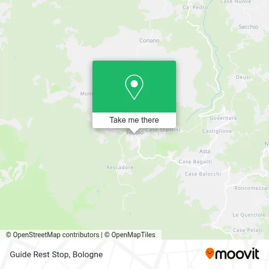 Guide Rest Stop map