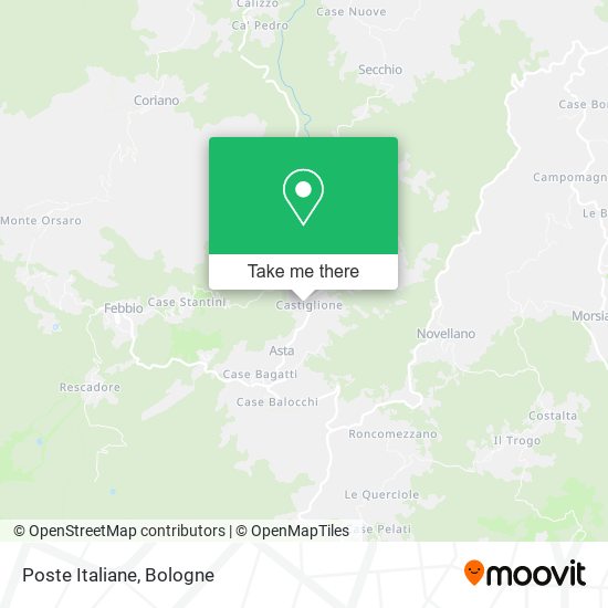 Poste Italiane map