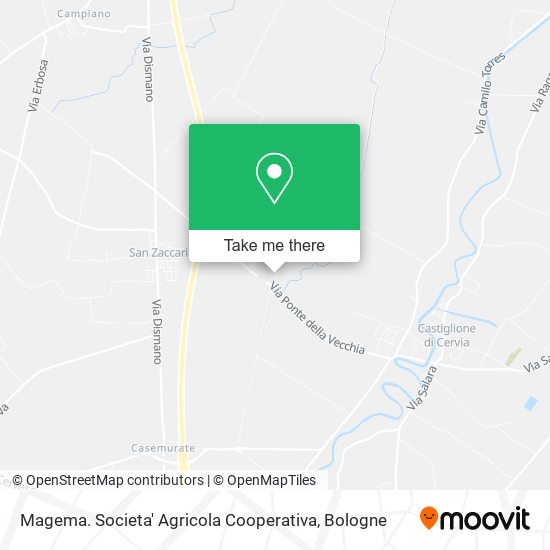 Magema. Societa' Agricola Cooperativa map