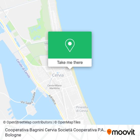 Cooperativa Bagnini Cervia Società Cooperativa P.A. map