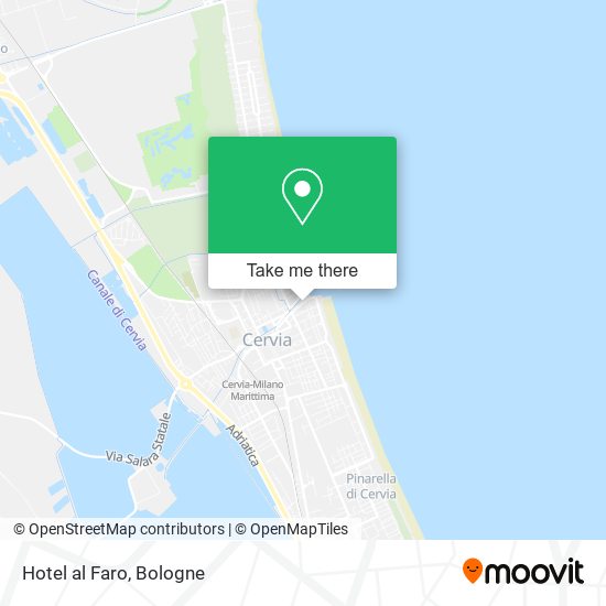 Hotel al Faro map