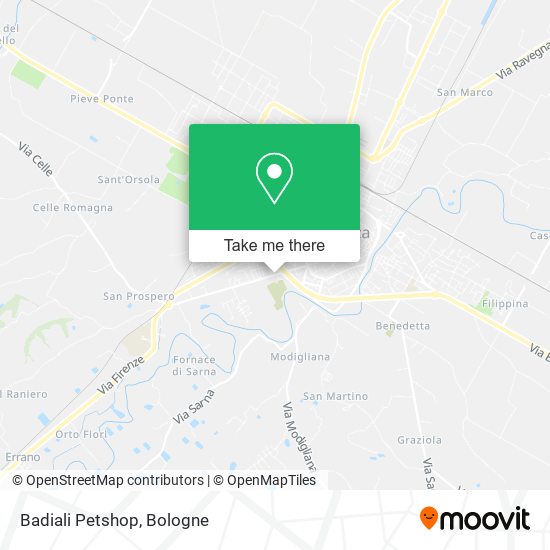 Badiali Petshop map