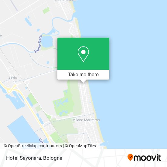 Hotel Sayonara map