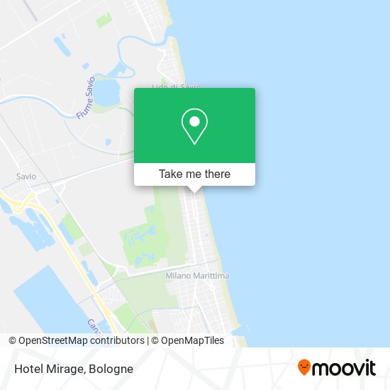 Hotel Mirage map