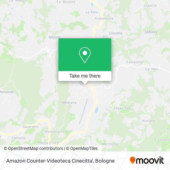 Amazon Counter-Videoteca Cinecitta' map