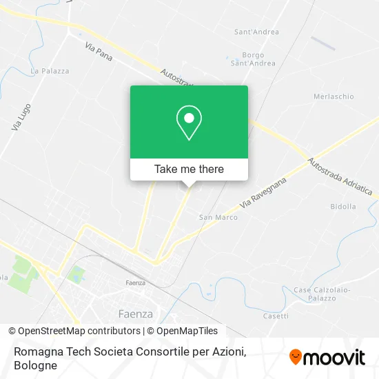 Romagna Tech Societa Consortile per Azioni map