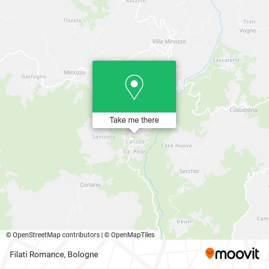 Filati Romance map