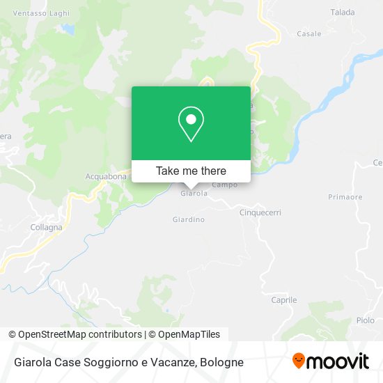 Giarola Case Soggiorno e Vacanze map