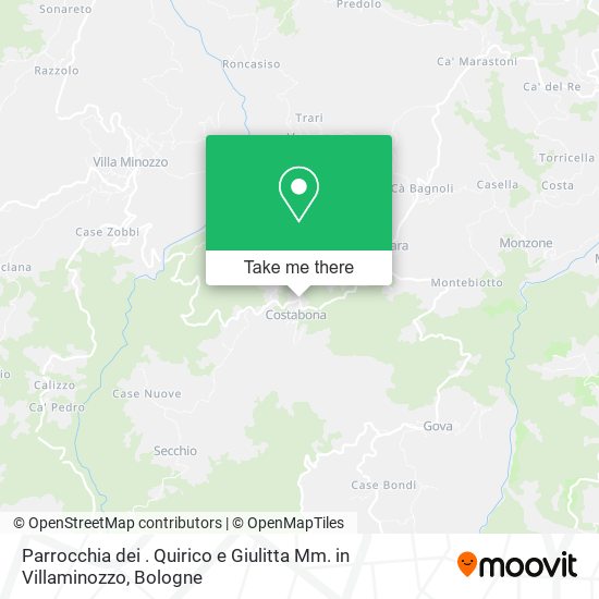 Parrocchia dei . Quirico e Giulitta Mm. in Villaminozzo map