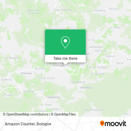 Amazon Counter map