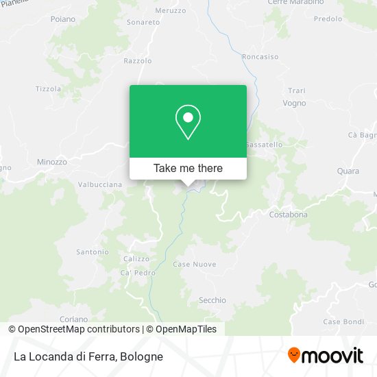 La Locanda di Ferra map