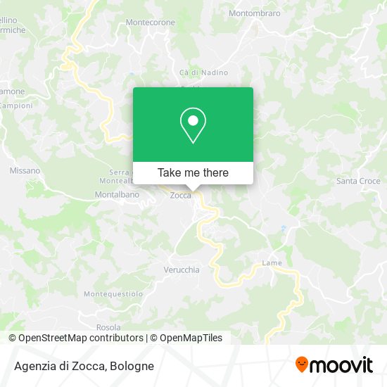 Agenzia di Zocca map