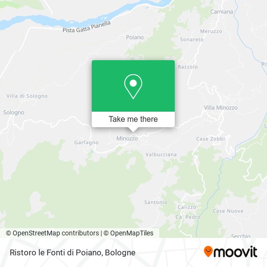Ristoro le Fonti di Poiano map