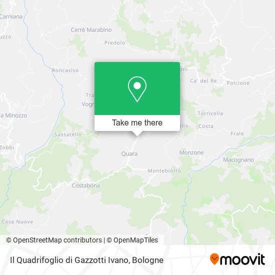 Il Quadrifoglio di Gazzotti Ivano map