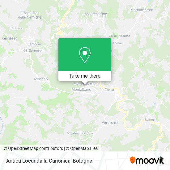 Antica Locanda la Canonica map