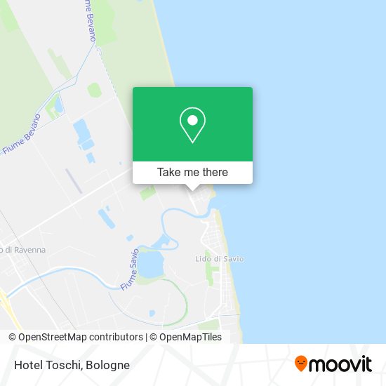 Hotel Toschi map