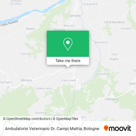 Ambulatorio Veterinario Dr. Campi Mattia map