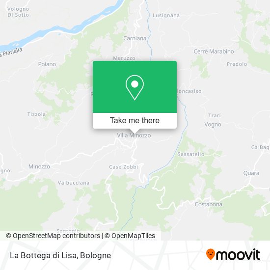 La Bottega di Lisa map