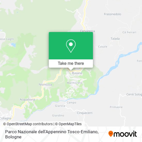 Parco Nazionale dell'Appennino Tosco-Emiliano map
