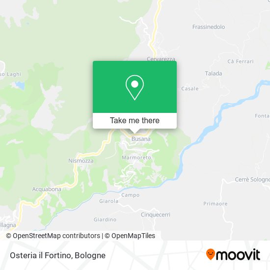 Osteria il Fortino map